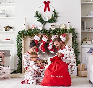Rudolph the Red-Nosed Reindeer® Santa Cookie Jar | Pottery Barn Kids | Pottery Barn Kids