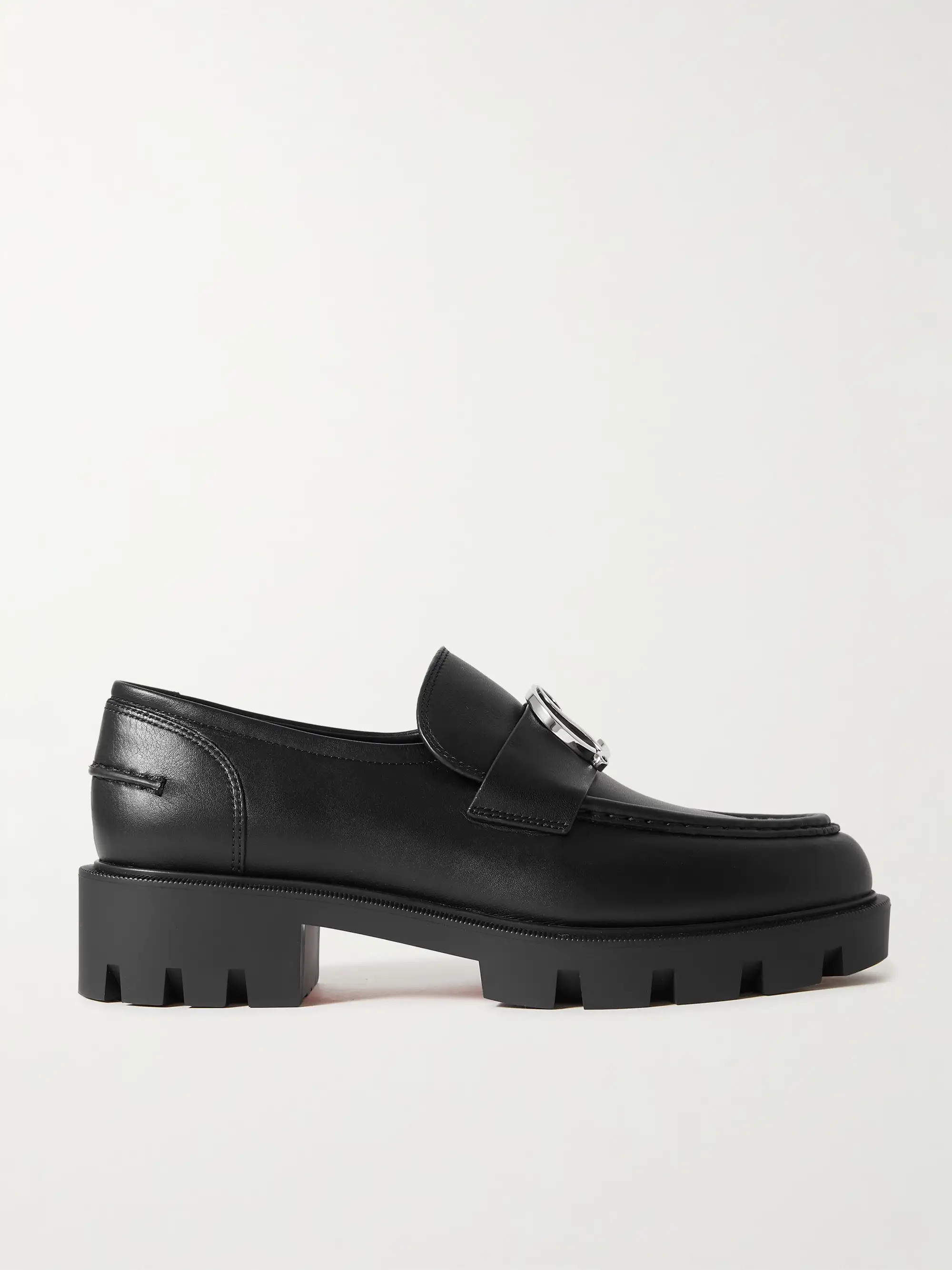 CL Moc Lug 75 logo-embellished leather loafers | NET-A-PORTER (US)