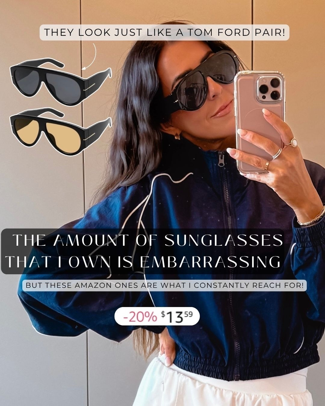 My favorite oversized retro aviator sunglasses from Amazon! They look very similar to a designer pair! And they are currently on sale for Amazon prime day

#LTKootd #LTKTravel #LTKSaleAlert