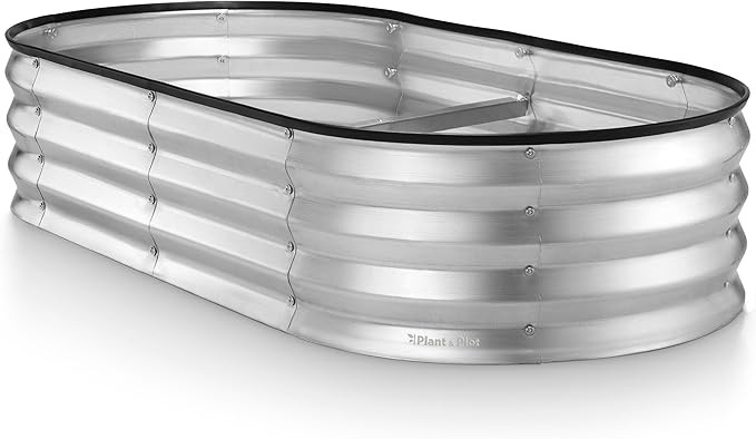 Galvanized Raised Garden Beds Outdoor // 4×2×1 ft Planter Raised Beds for Gardening, Vegetables... | Amazon (US)