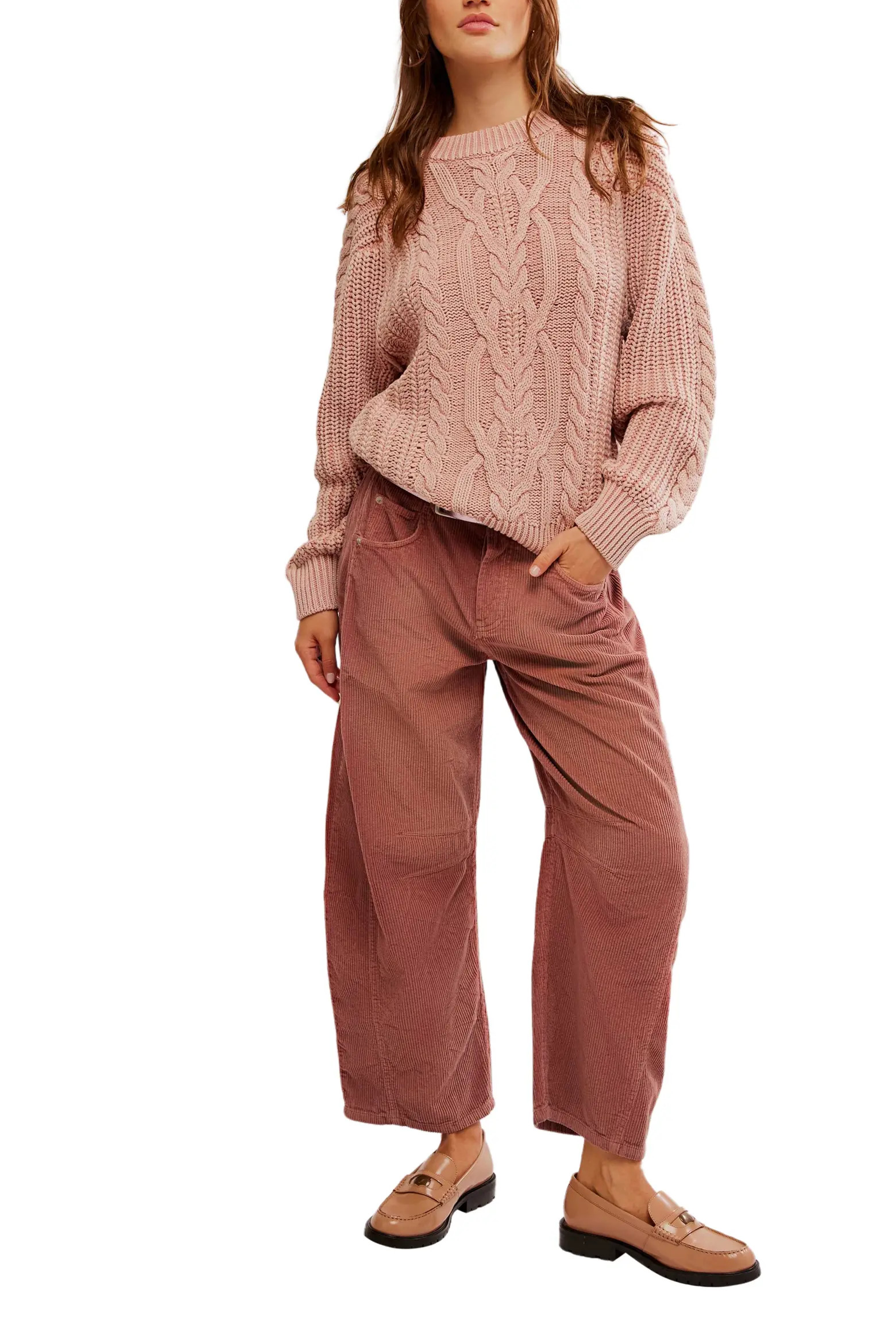 Frankie Cable Cotton Sweater (Women) | Nordstrom | Nordstrom