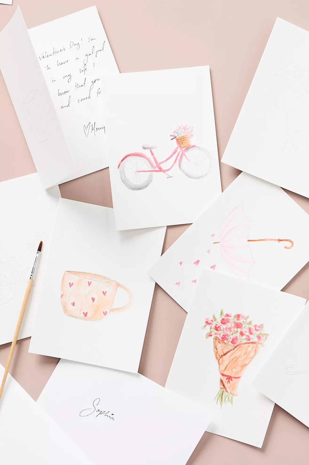 Emily Lex Studio Watercolor Notecards | Anthropologie (US)