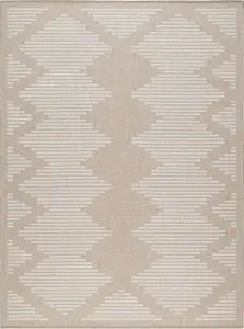 Beverly Rug Waikiki Indoor Outdoor Rug 5x7, Washable Outside Carpet for Patio, Deck, Porch, Strip... | Amazon (US)