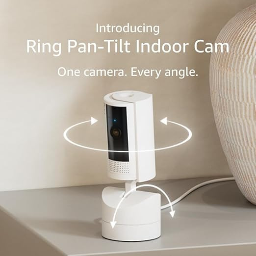 Introducing Ring Pan-Tilt Indoor Cam | See all around with 360° pan coverage, HD video, plus Two... | Amazon (US)
