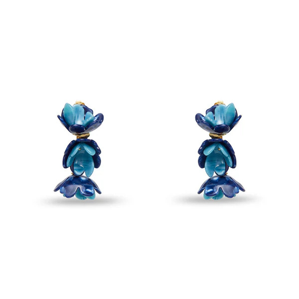 AZURE MINI ROSE DROP EARRINGS | LELE SADOUGHI