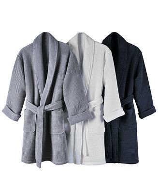 Hotel Collection Cotton Waffle Textured Bath Robes, Created for Macy's & Reviews - Macy's | Macys (US)