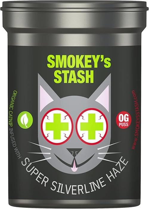 Smokey's Stash Silvervine Haze Potent Catnip and Silver Vine Blend for Cats | Amazon (US)