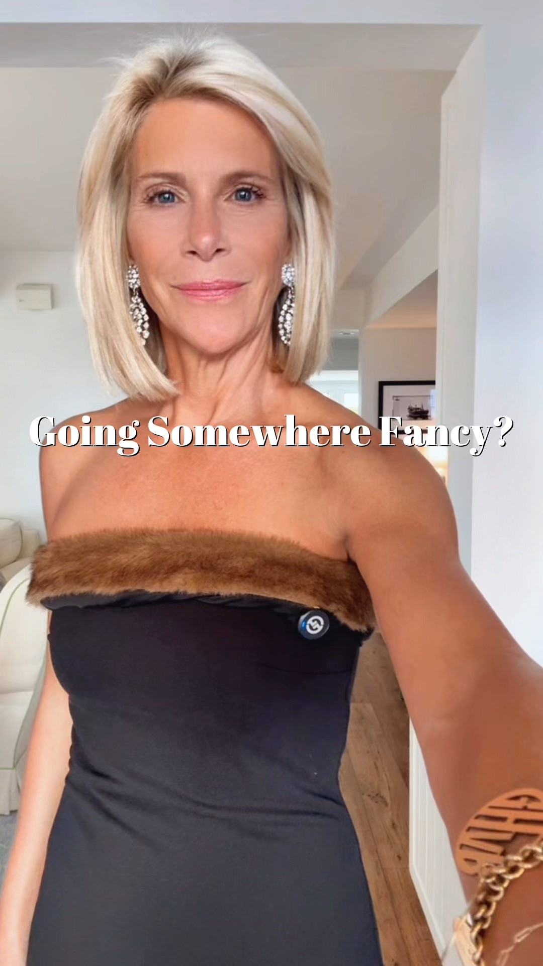 Do I have anywhere to go in this? At the moment....NO. ☺️. BUT, when I do have somewhere fancy to go, I'll be READY. I knew I loved this dress the SECOND I saw it. It's comfy & flattering and that AMAZING fur cuff is removable. So, it's really a 2fer if you ask me ☺️

#blackcolumndress
#reformationdress
#holidaypartyoutfitidea
#weddingguestoutfitidea
#formaldress
#elevatedeveningstyle
#eveningwear
#blackdress
#elegantoutfit
#eventoutfit

#LTKStyleTip #LTKParties

#LTKOver40