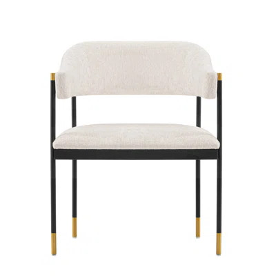 Cafar Chenille Metal Side Chair Dining Chair | Wayfair North America