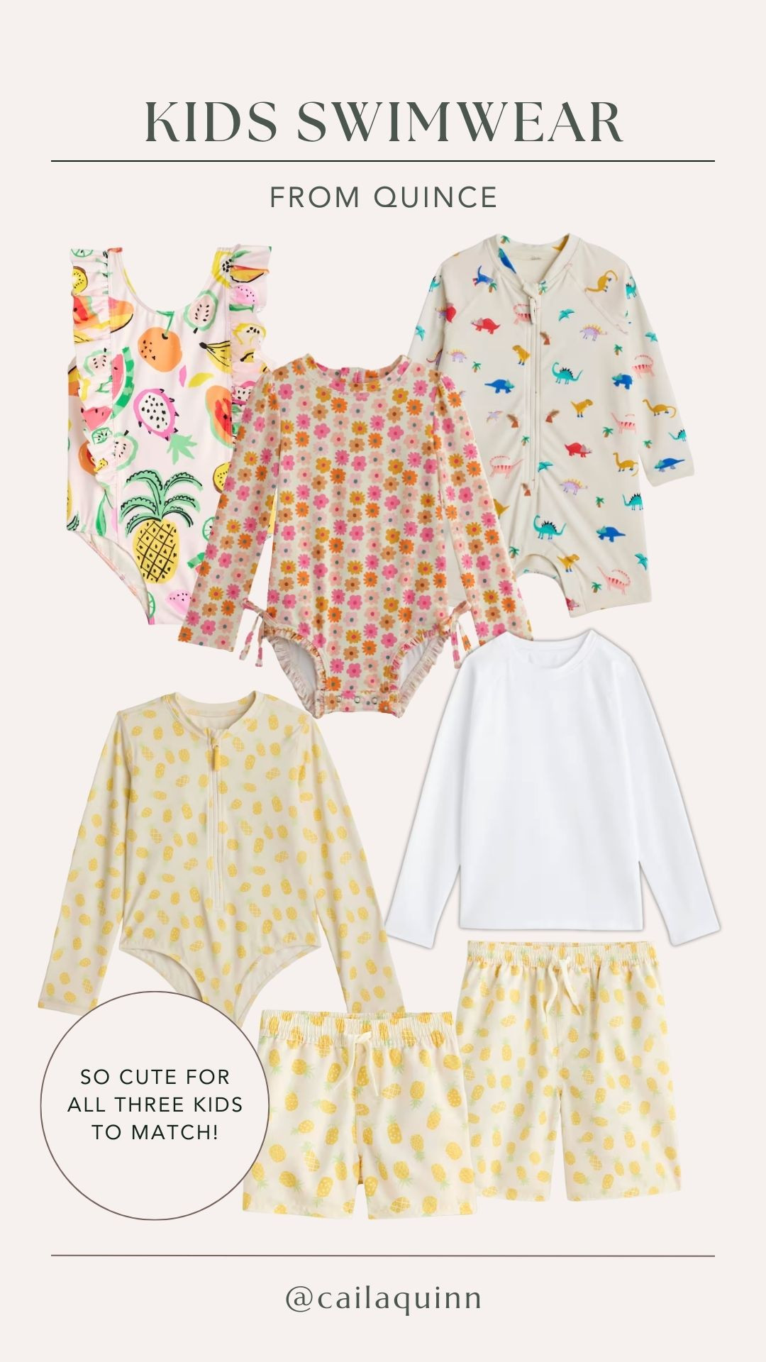 Kid's swimwear from Quince! Perfect for spring break! 

 #LTKSpringSale #LTKdayinmylife #LTKKids