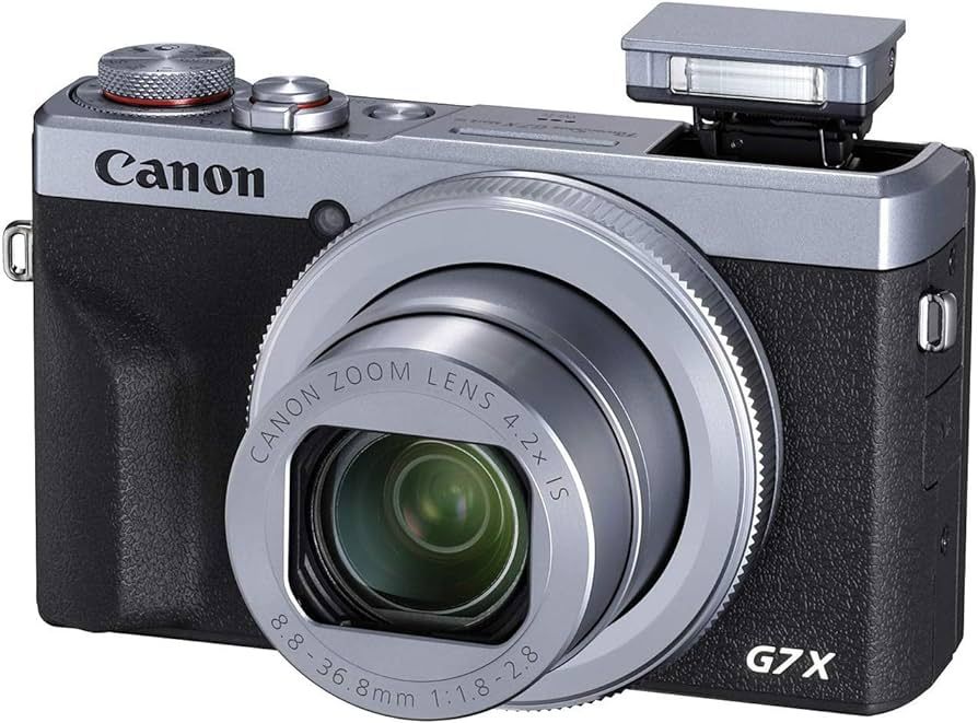Canon PowerShot Digital Camera [G7 X Mark III] with Wi-Fi & NFC, LCD Screen and 4K Video - Silver | Amazon (US)