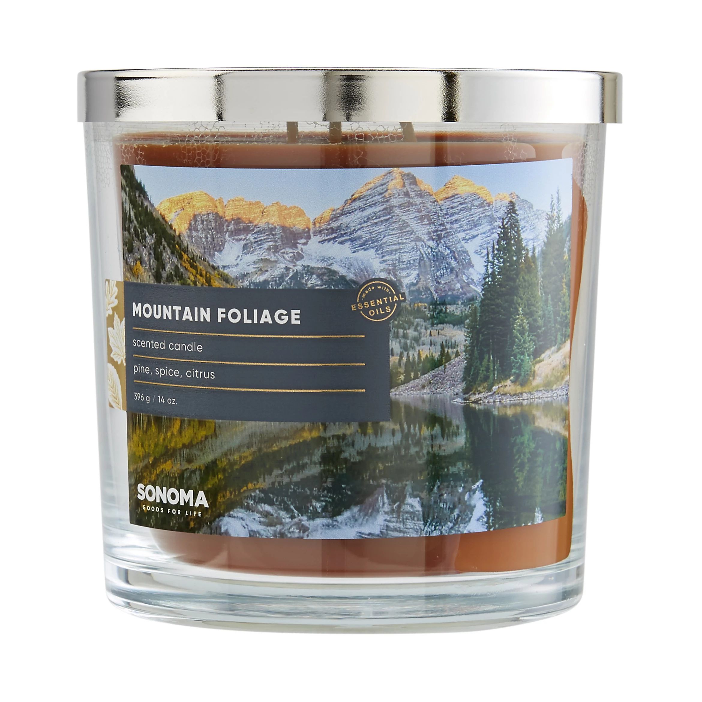 Sonoma Goods For Life® Mountain Foliage 14-oz. Candle Jar | Kohl's