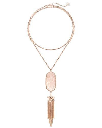 Rayne Necklace in Peach Illusion | Kendra Scott