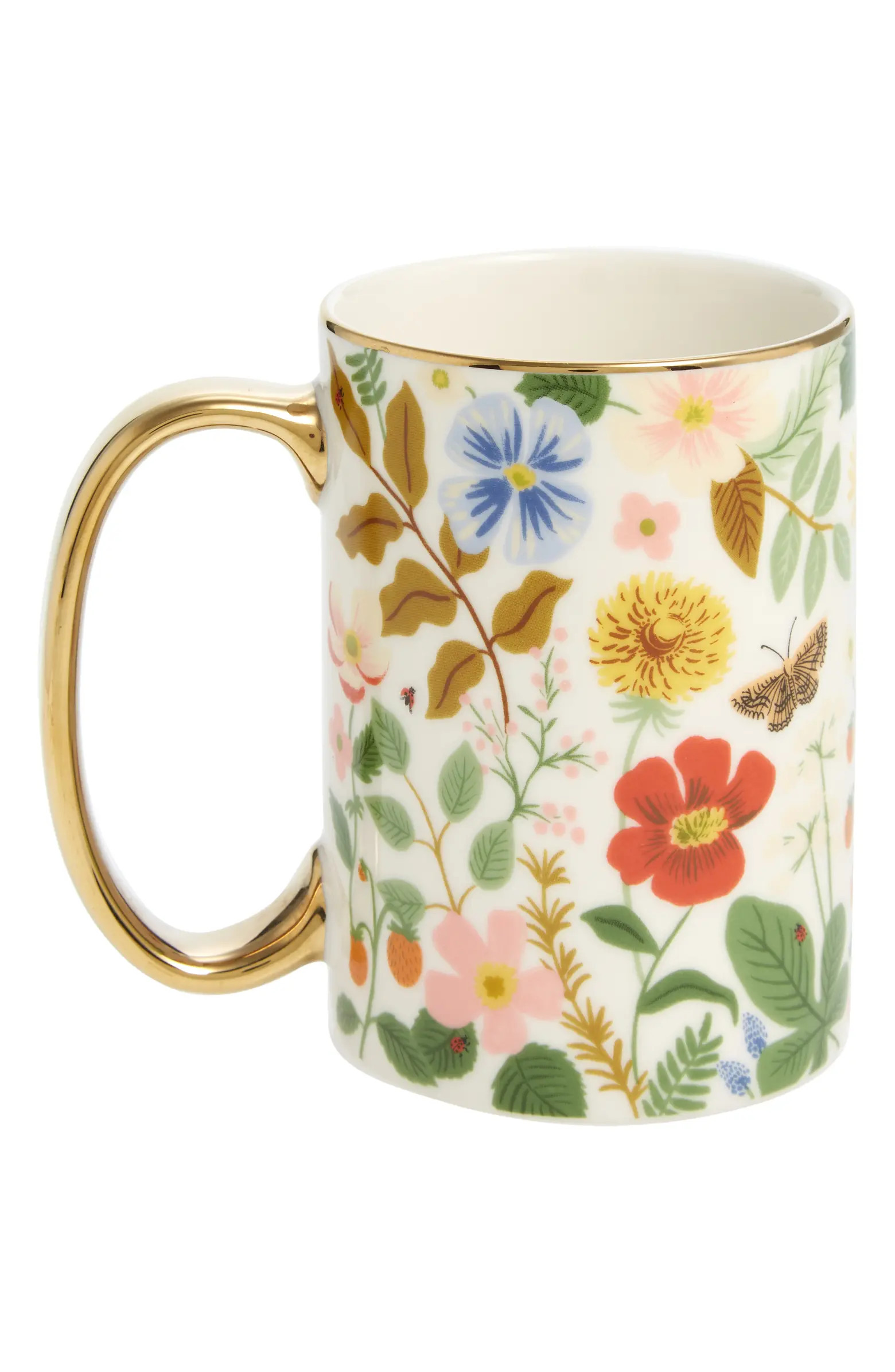 Rifle Paper Co. Strawberry Fields Porcelain Mug | Nordstrom | Nordstrom