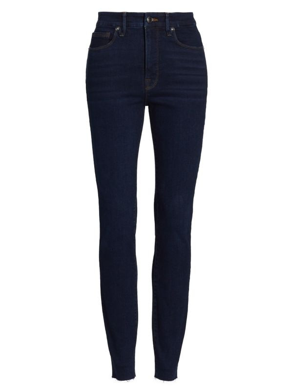 Good High-Rise Distressed Stretch Sculpting Skinny Jeans | Saks Fifth Avenue OFF 5TH