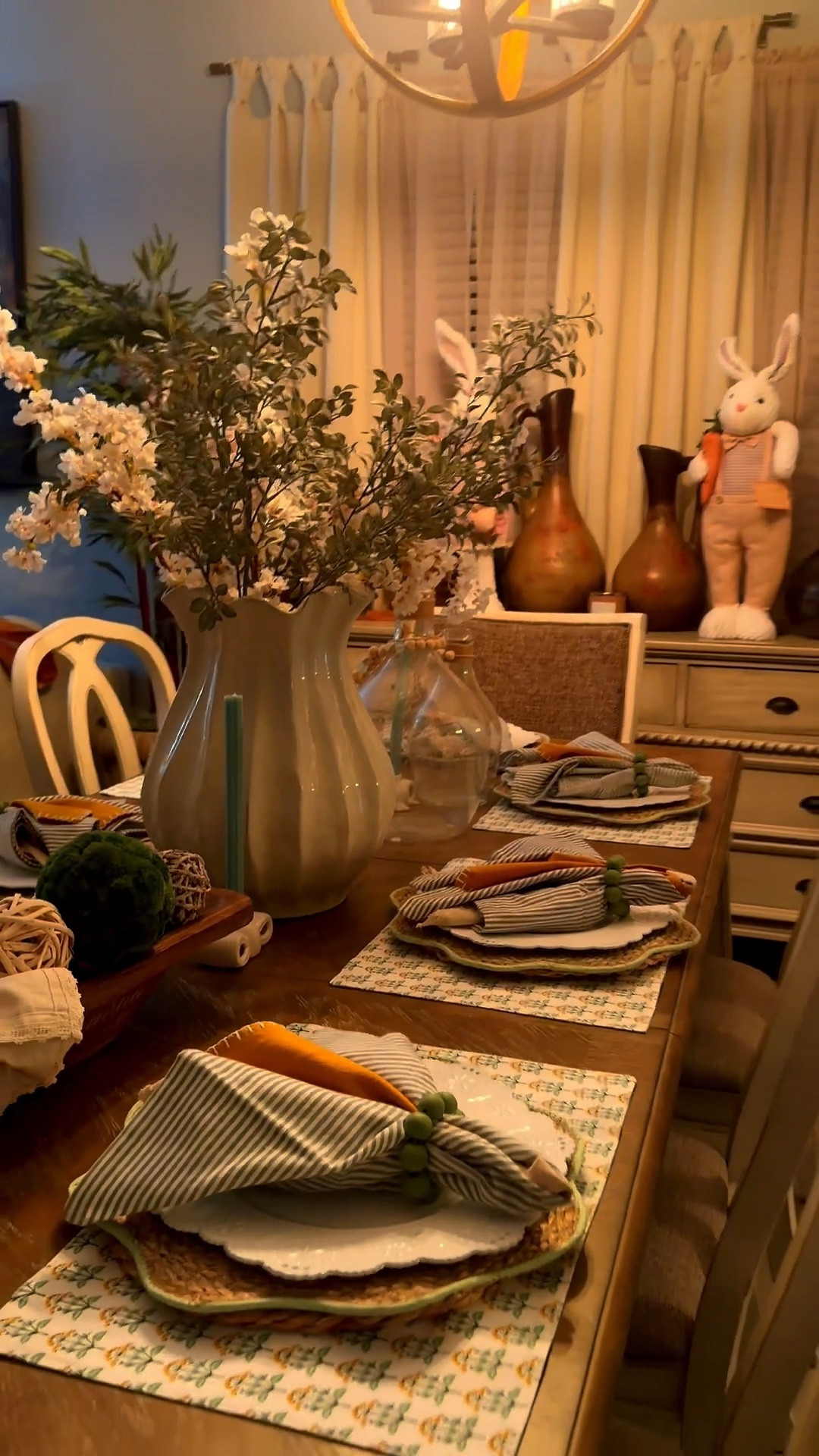 Spring Table Refresh Post 🌸✨

Spring table refresh is officially complete and I’m obsessed! 🤍

I styled my bestseller vase from Target with the prettiest faux cherry blossom picks and it instantly brightened up the whole space. The soft pops of pink are giving fresh, airy, springtime perfection. 🌸

To pull it all together, I finished the look with a full table setting from Hobby Lobby—placemats, napkins, and the cutest napkin rings that make it feel elevated but still easy and everyday-friendly.

This is your sign to refresh your table for spring without breaking the bank! 🌿✨

Shop the look below 👇

#SpringDecor #SpringTable #TableStyling #TargetFinds #HobbyLobbyFinds #HomeDecorInspo #SpringRefresh #DiningRoomDecor #SeasonalDecor 

#LTKHome