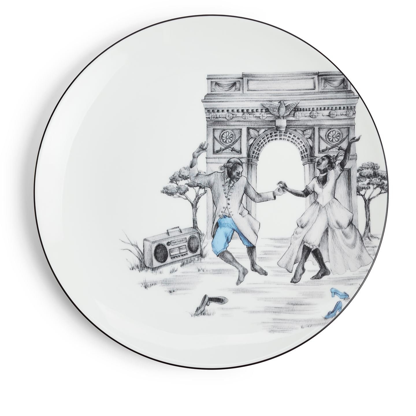 Sheila Bridges Dancing Serving Plate | Wedgwood | Wedgwood