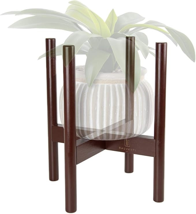 Mid Century Modern Plant Stand, Tall Bamboo Plant Stand Indoor -Stylish Modern Plant Holder with ... | Amazon (US)