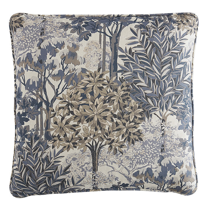 Fenton Floral Botanical Throw Pillow Cover with Hidden Zipper & Pillow Insert | Ballard Designs, Inc.