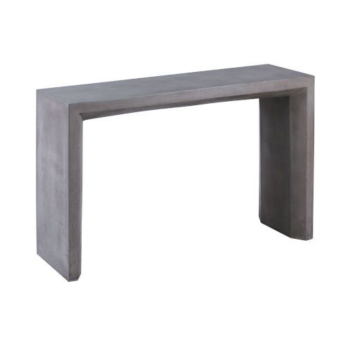 Elk Home Chamfer Polished Concrete Console Table 157 079 | Bellacor | Bellacor