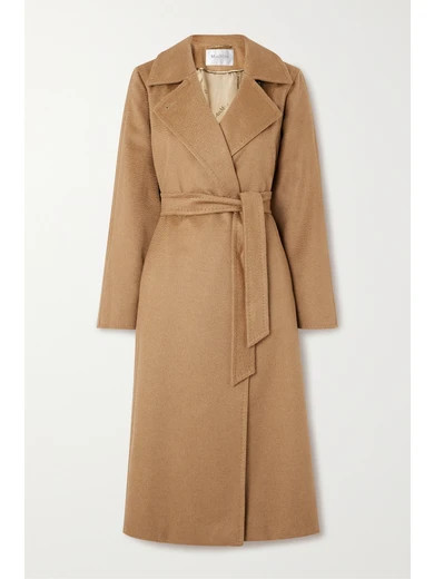 Max Mara - Manuela Icon Belted Camel Hair Coat | NET-A-PORTER (US)