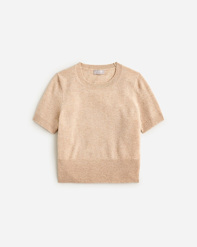 Cashmere shrunken T-shirt | J. Crew US