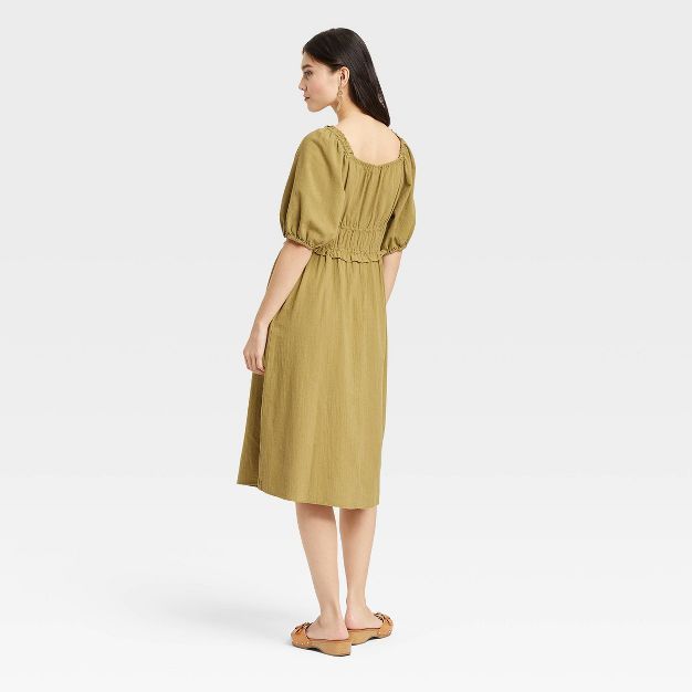 Women's Puff Short Sleeve Dress - Universal Thread™ | Target