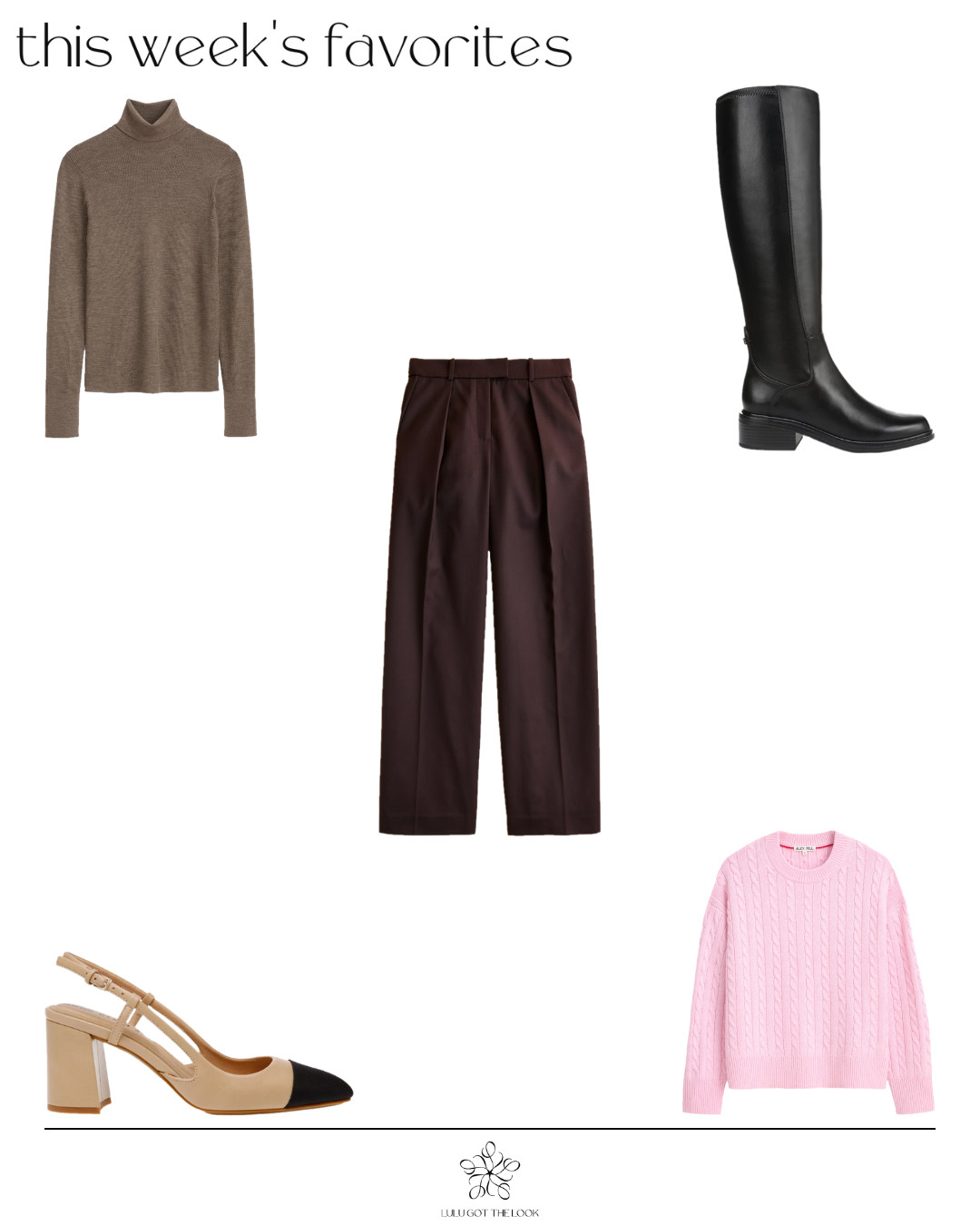 This week's favorites 

 #LTKootd #LTKSeasonal #LTKU