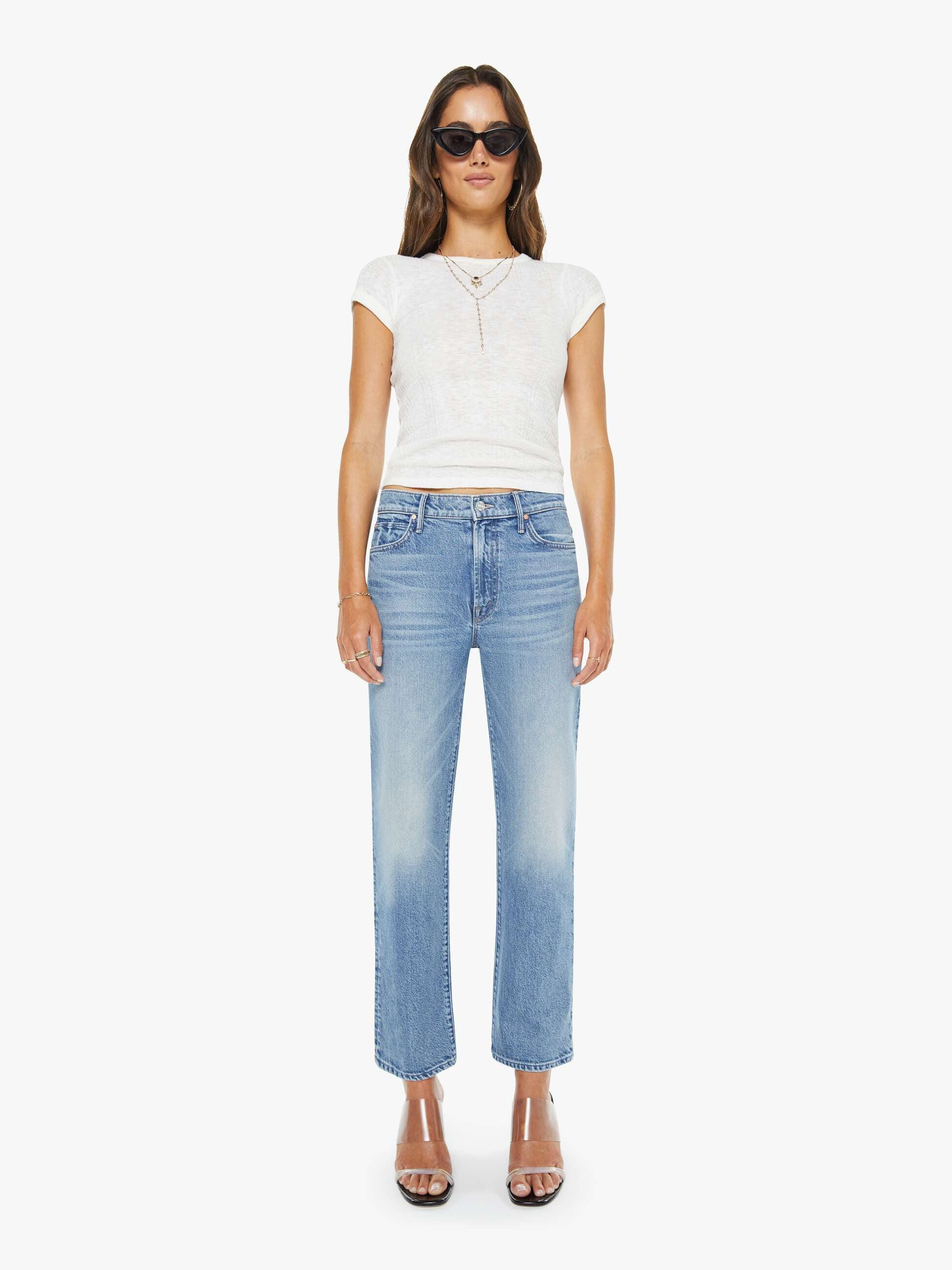 The Kick It Ankle - Birds Gone Wild | Mother Denim