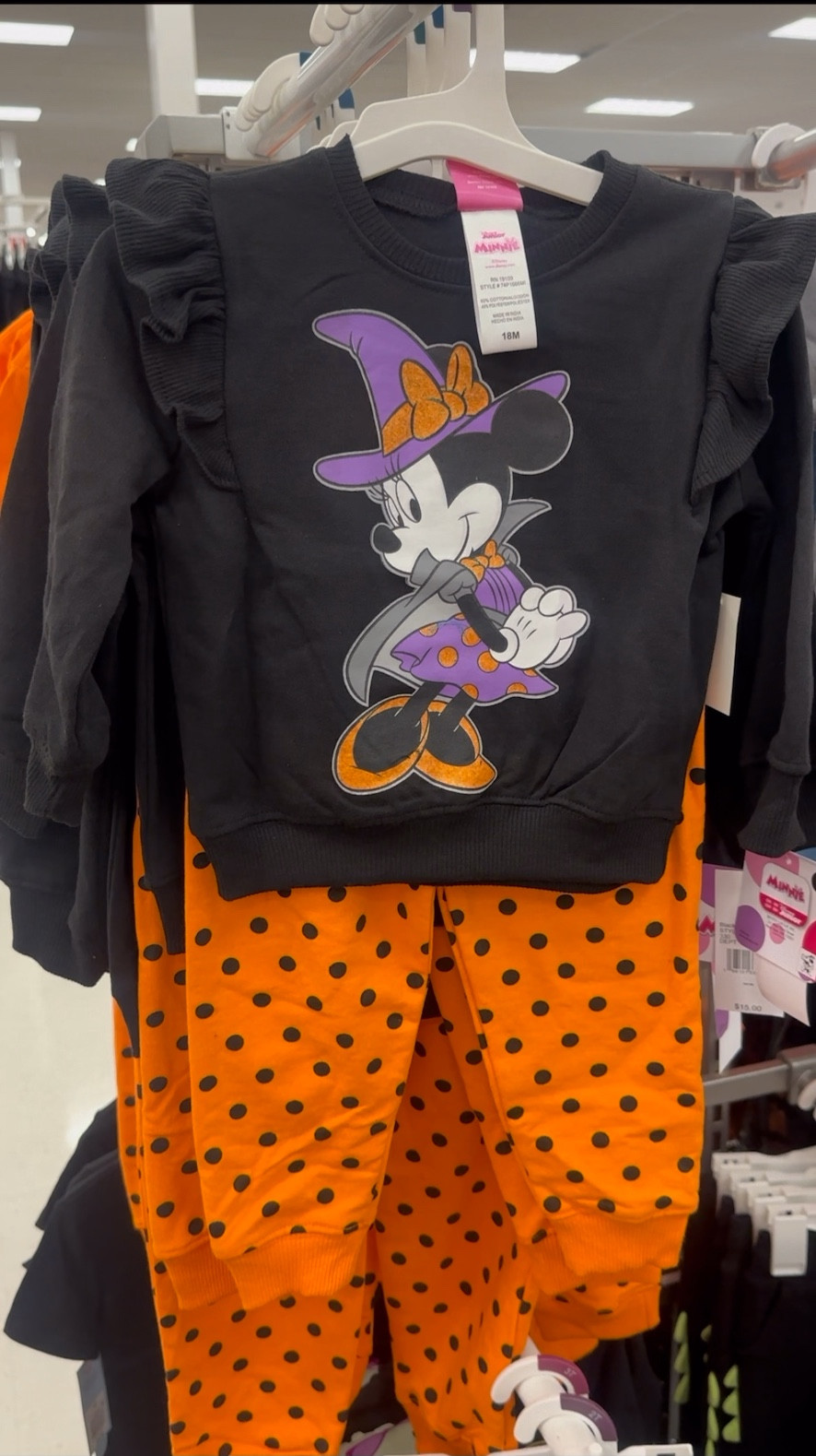 Halloween Minnie Mouse outfit set for kids 

#LTKKids #LTKSeasonal