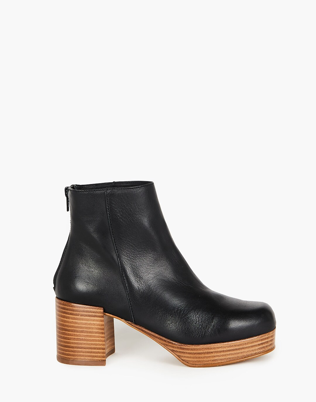 Intentionally Blank Leather Speed Platform Boots | Madewell