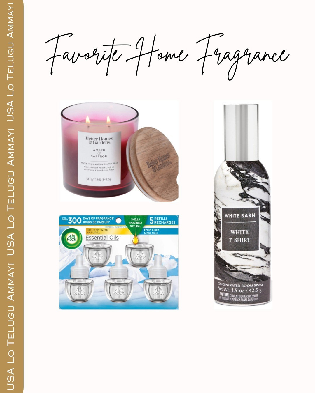 Better homes and gardens smells like baccarat rouge and the Airwick plug-in and BBW spray smells fresh. #LTKfindsunder50 #homefragrance

#LTKHoliday #LTKHome #LTKSaleAlert