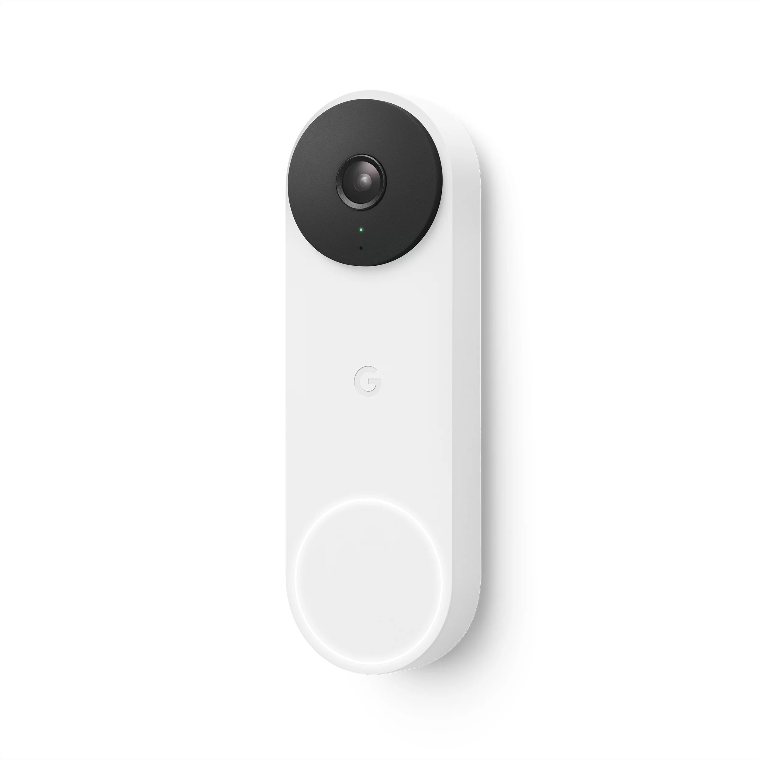 Google Nest Doorbell (Wired, 2nd gen) - Video Doorbell Camera - Doorbell Security Camera - Snow | Walmart (US)