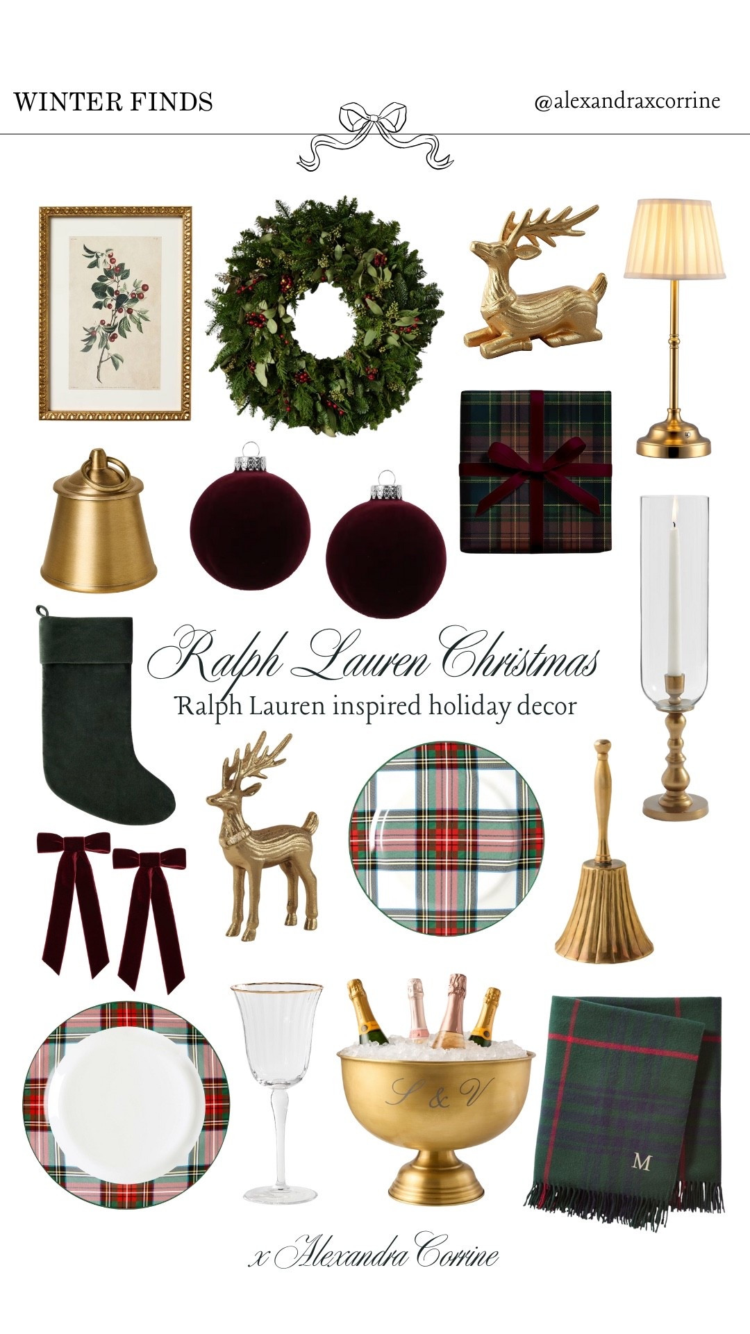 Ralph Lauren Christmas ☕️🧣🌲🕯️

Christmas decor, Ralph Lauren Christmas aesthetic, classic Christmas home decor, Christmas pajamas, tartan plaid, pine greenery, stocking, holiday hosting essentials 

#LTKHoliday #LTKSeasonal