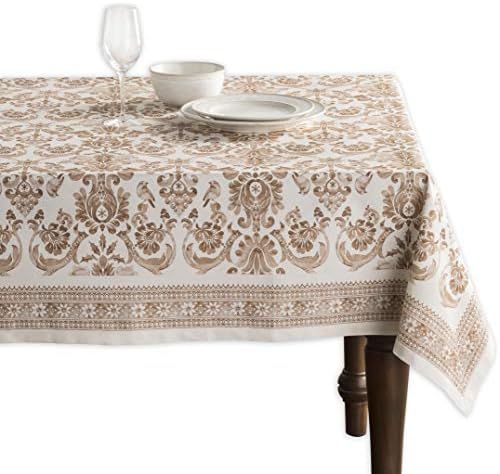 Maison d' Hermine Allure 100% Cotton Tablecloth for Kitchen Dining | Tabletop | Decoration | Part... | Amazon (US)