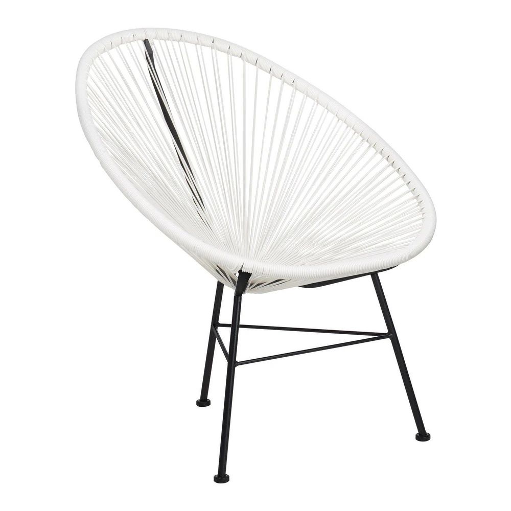 White Acapulco Chair (White - Single) | Bed Bath & Beyond