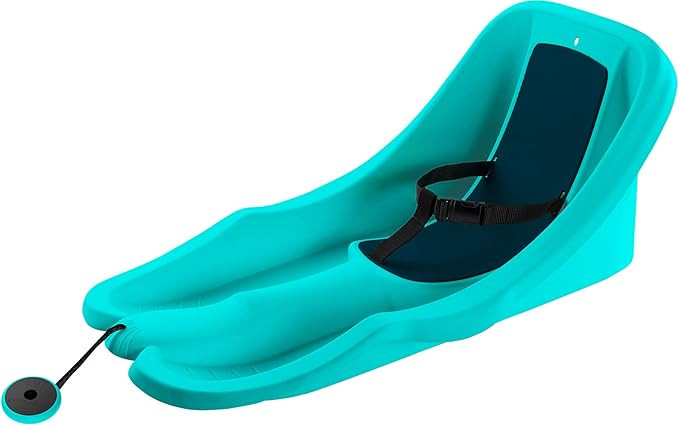 Baby, Toddler Sled - 3-Point Safety Harness, Retractable Tow Strap, Anti-Slip Seat, Sturdy Plasti... | Amazon (US)