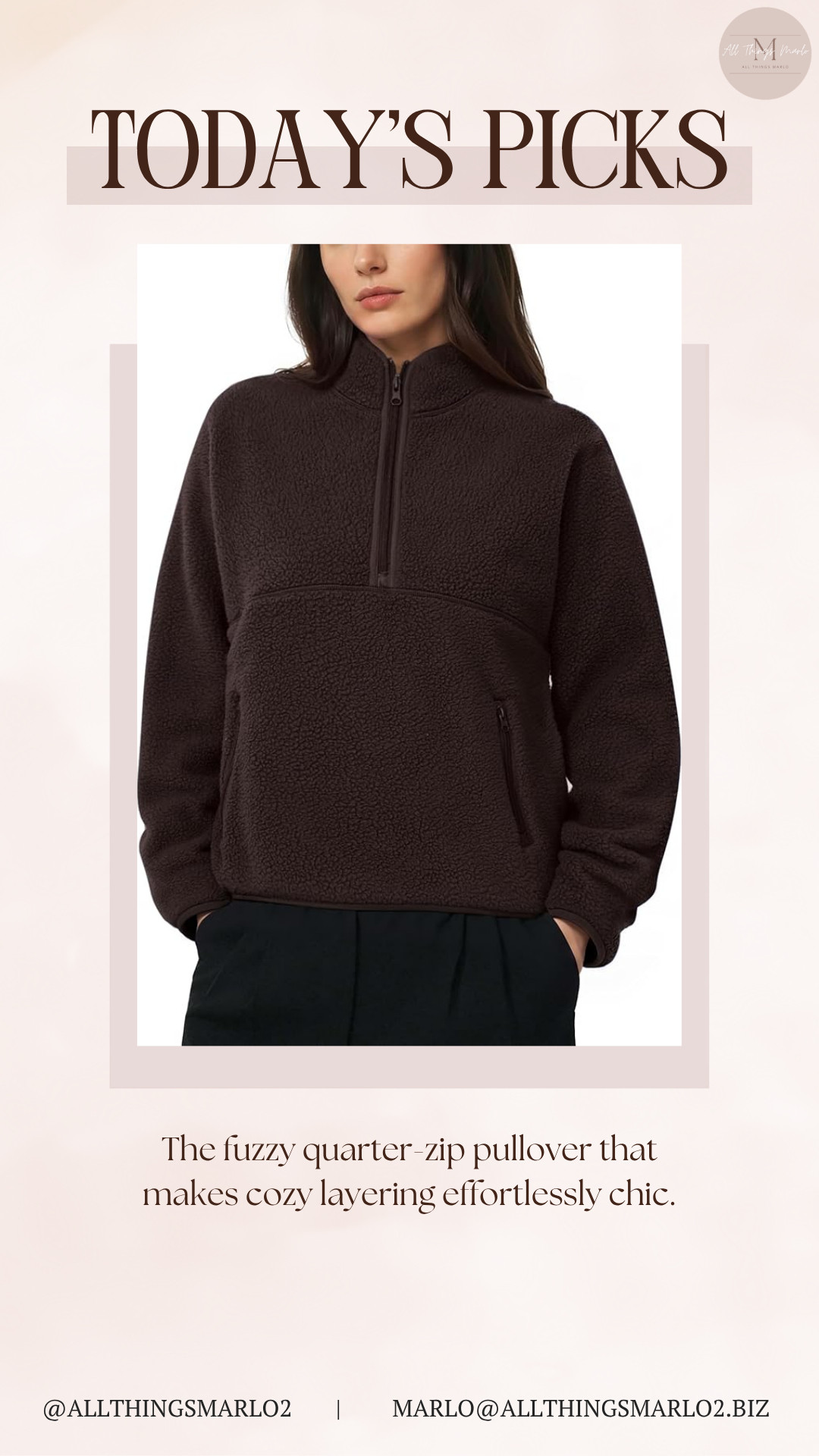 The fuzzy quarter-zip pullover that makes cozy layering effortlessly chic. 

 #LTKSeasonal #LTKWorkwear #LTKTravel