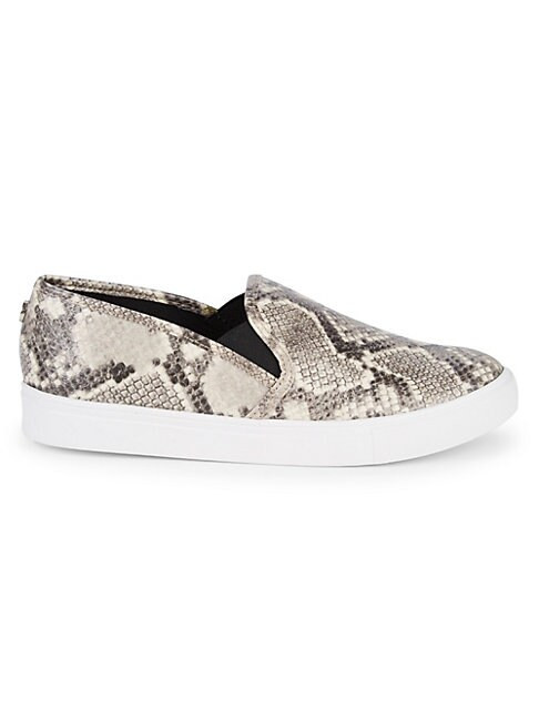 Jungle Snakeskin-Embossed Slip-On Sneakers | Saks Fifth Avenue OFF 5TH