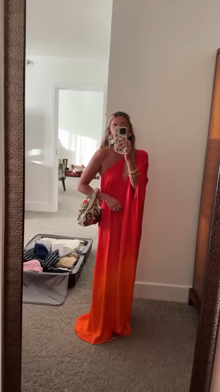 Resharing this look from my trip because it is still in stock and you all loved it! 🧡 Seriously the most gorgeous dress and pairs so beautifully with this purse from @Zara these are all perfect vacation and summer pieces!

#LTKSeasonal #LTKootd #LTKTravel