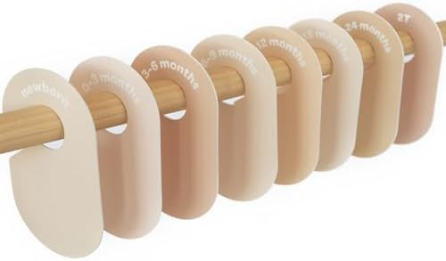 3 Sprouts Baby Closet Dividers 8-Piece Set Newborn to 2T - Double-Sided Organizer for Nursery Clo... | Amazon (US)