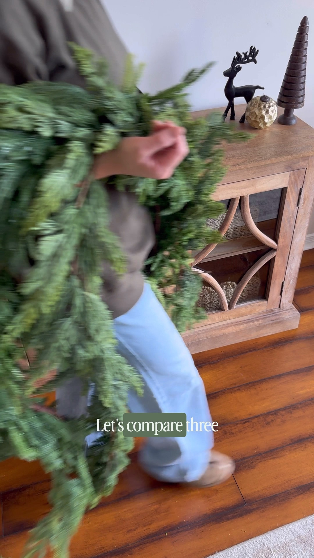 Affordable and realistic faux garlands! Norfolk pine and cedar 

#LTKhome #LTKcanada #LTKwinter