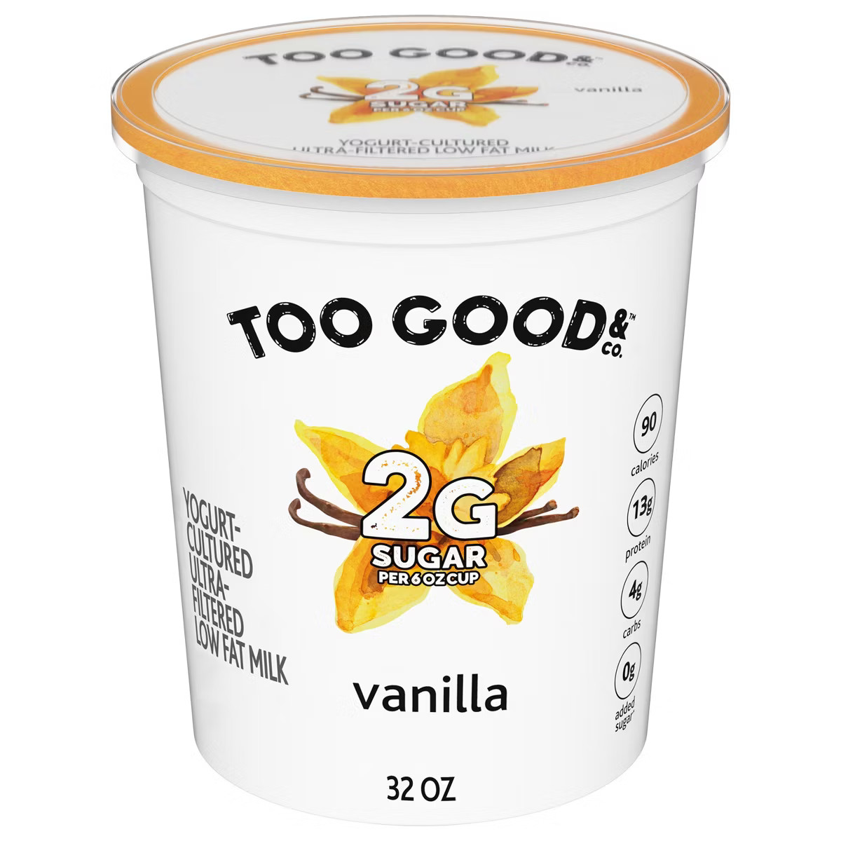 Two Good Low Fat Lower Sugar Vanilla Greek Yogurt - 32oz Tub | Target