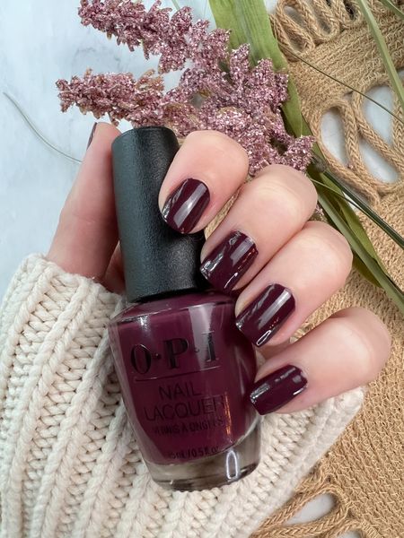 A gorgeous merlot nail color for summer to fall 😍 
This shade for polish is one of my favorite to wear in fall and winter. I think it is so timeless and classy

Fall Nail colors | fall nail polish | OPI nail polish | fall nail trends | burgundy nail polish | short nails



#LTKbeauty #LTKunder50 #LTKstyletip