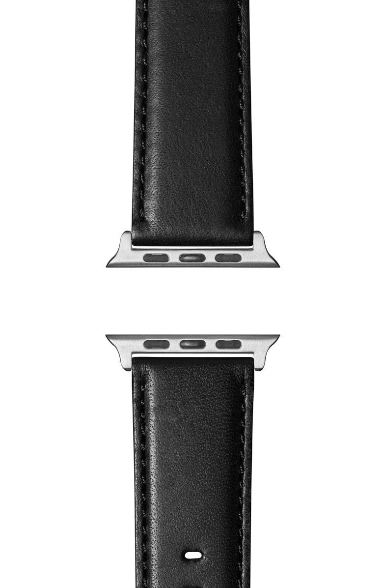 Shinola Aniline Leather Apple Watch® Strap | Nordstrom | Nordstrom