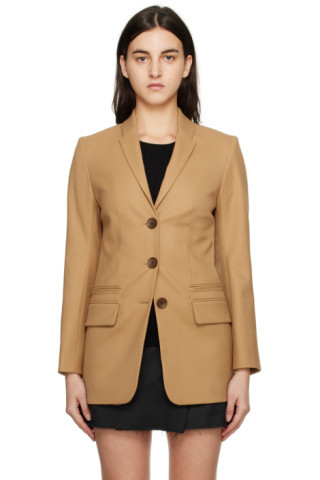 Tan Porter Blazer | SSENSE
