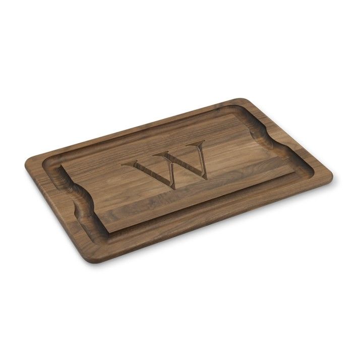 Monogram Cutting & Carving Board, Walnut | Williams-Sonoma