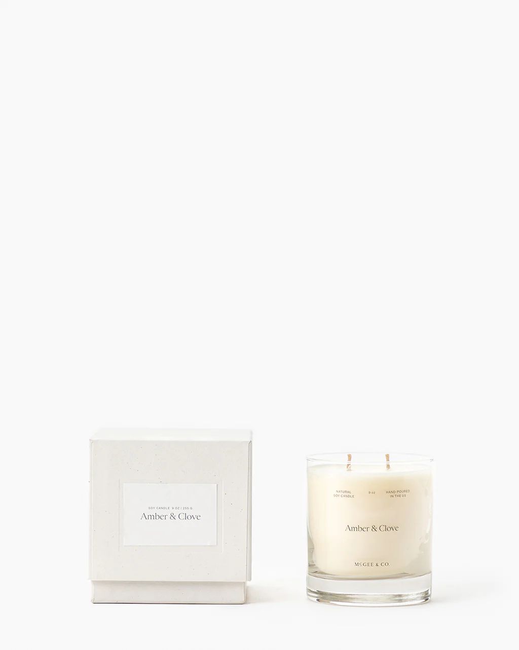 Amber & Clove Candle | McGee & Co.