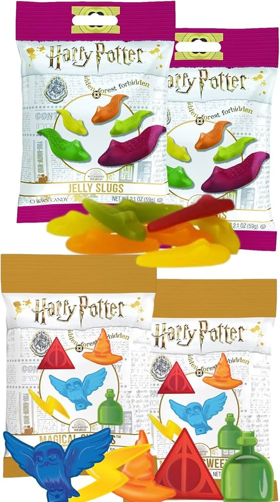 INSPIRED BY HARRY POTTER THEMED CANDY. Harry Potter Jelly Slugs and Magical Sweets Gummy Candy In... | Amazon (US)