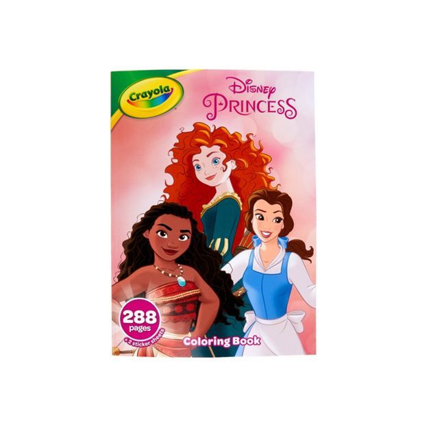 Crayola 288pg Disney Princess Coloring Book with Sticker Sheets | Target